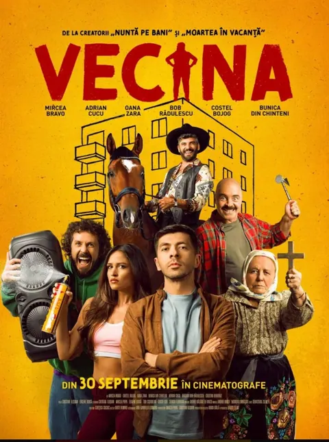 Vecina (2025) – Romanian poster