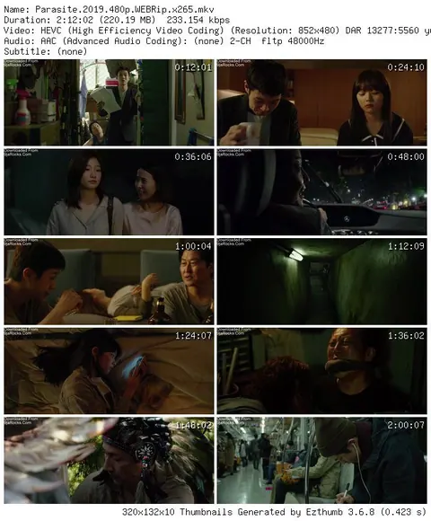 Parasite (2019) – Korean screenshot